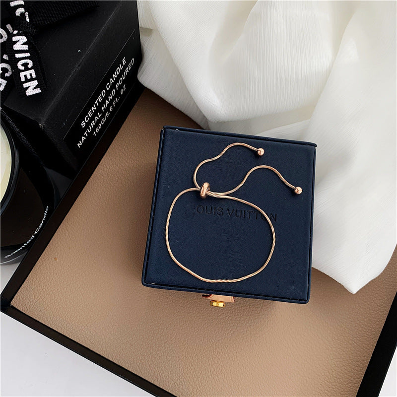 Elegant Silk Chain Bracelet