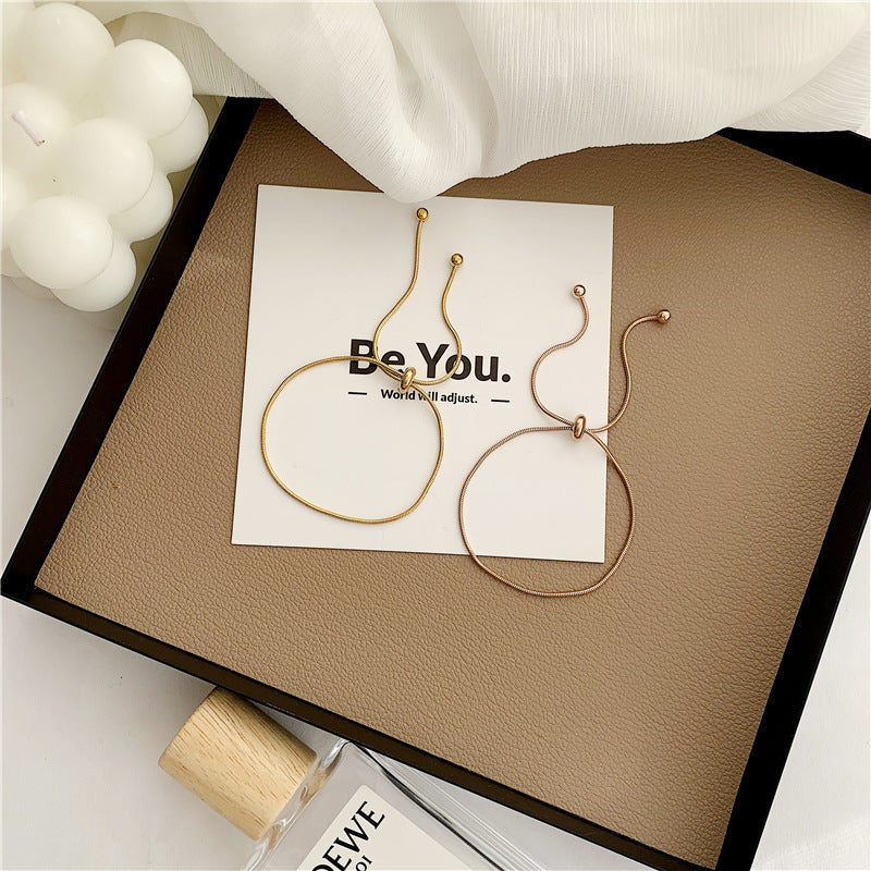 Elegant Silk Chain Bracelet