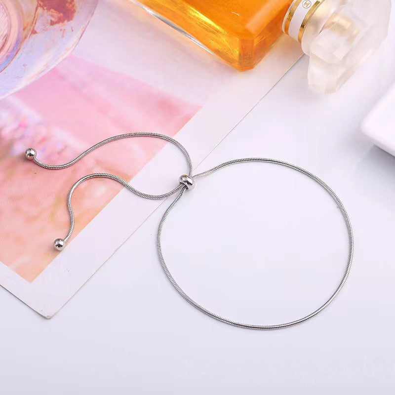 Elegant Silk Chain Bracelet