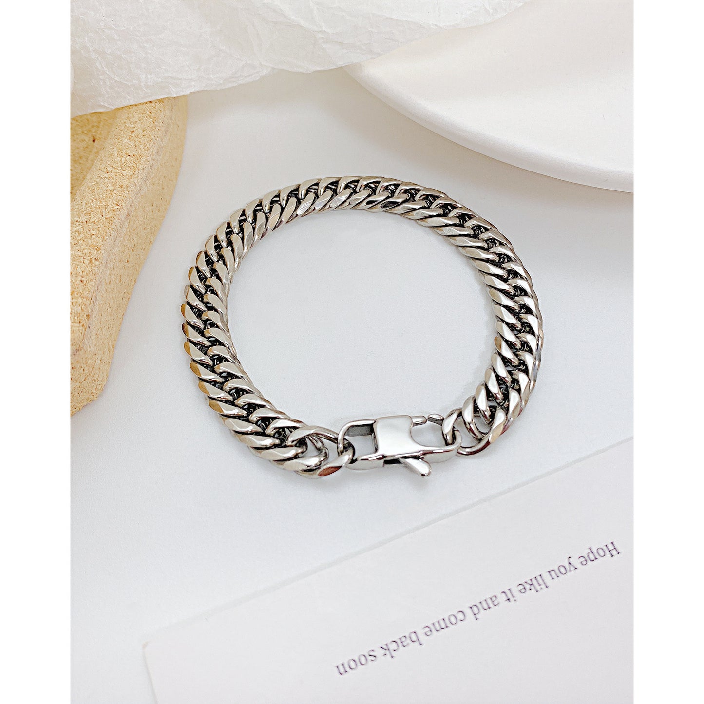 Steel Titan Cuban Bracelet