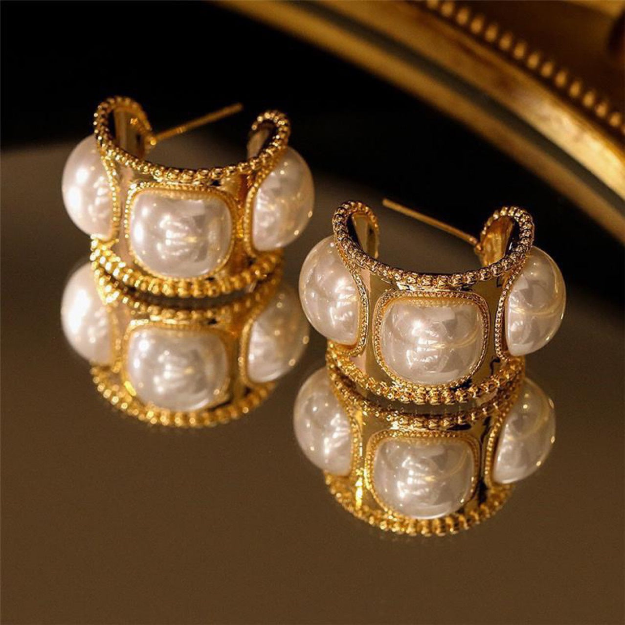 Regal Pearl Cuffs