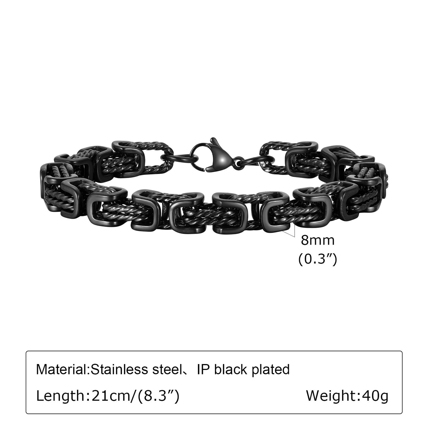 Titanium Chain Force Bracelet