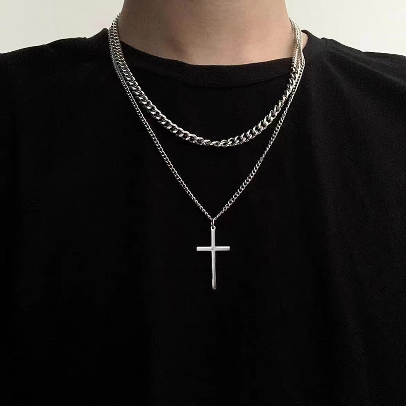 Dual Faith Layered Necklace